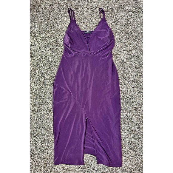 Fashion Nova Dresses & Skirts - Fashion Nova On Scene Purple Maxi Dress Size Medium Spaghetti Straps